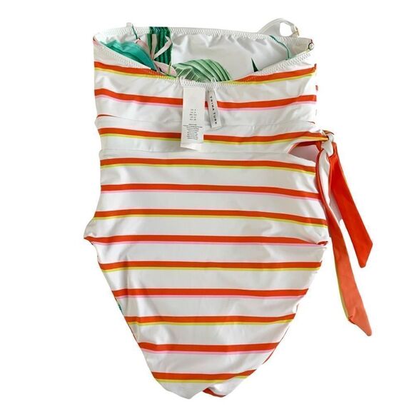 TRINA Costa De Prata Reversible Bandeau One-Piece Swimsuit! Style #: TT0NG08 - Picture 6 of 8